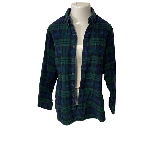 Upcycled Flannel Shirt Shacket Womens 1X Grunge Patchwork Folk Art Drink Camp - Picture 7 of 15